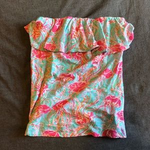 Lily Pulitzer Wiley tube top in perfect condition